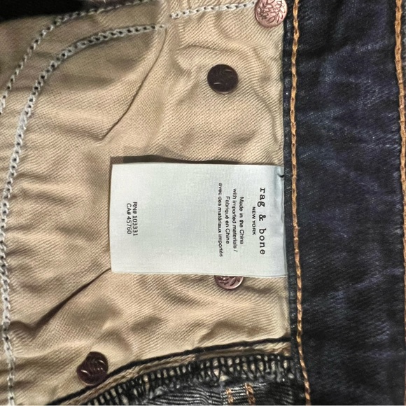 Rag and Bone women’s Nina High Rise Skinny Size 28. (26.5” in seam) - Picture 7 of 9